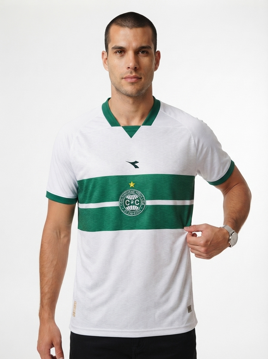 Coritiba Masculina Oficial Jogo 1 2026 Branca