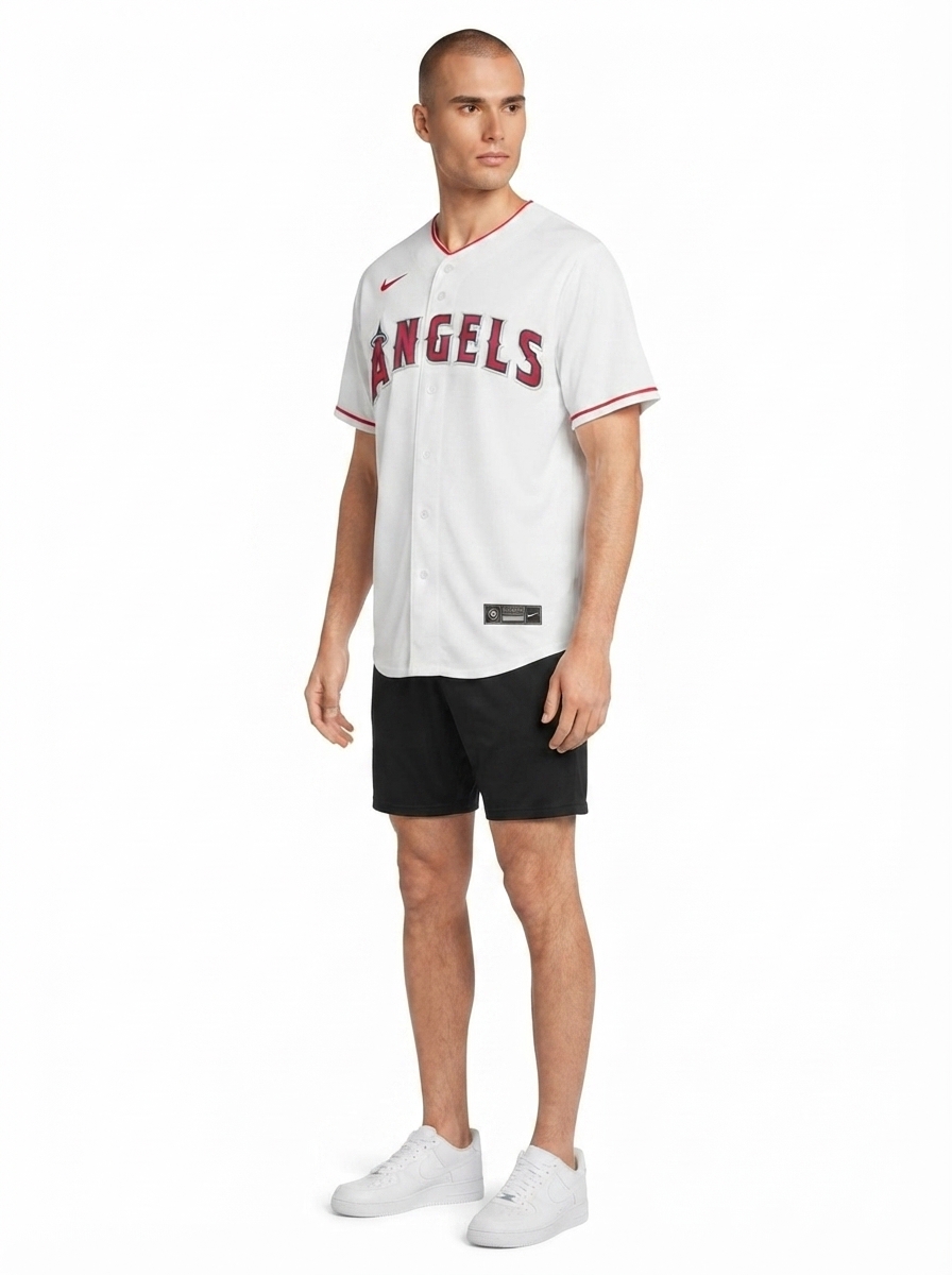 Jersey MLB Los Angeles Angels I Torcedor Masculina Branca Shohei Ohtani 17