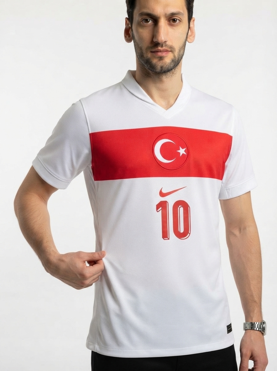 Turkey Çalhanoğlu 10 Home Fan Jersey 2025/26