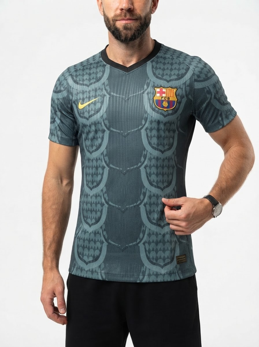 Barcelona 25/26 Special Edition Jersey - Gray - Player Version - Slim Fit