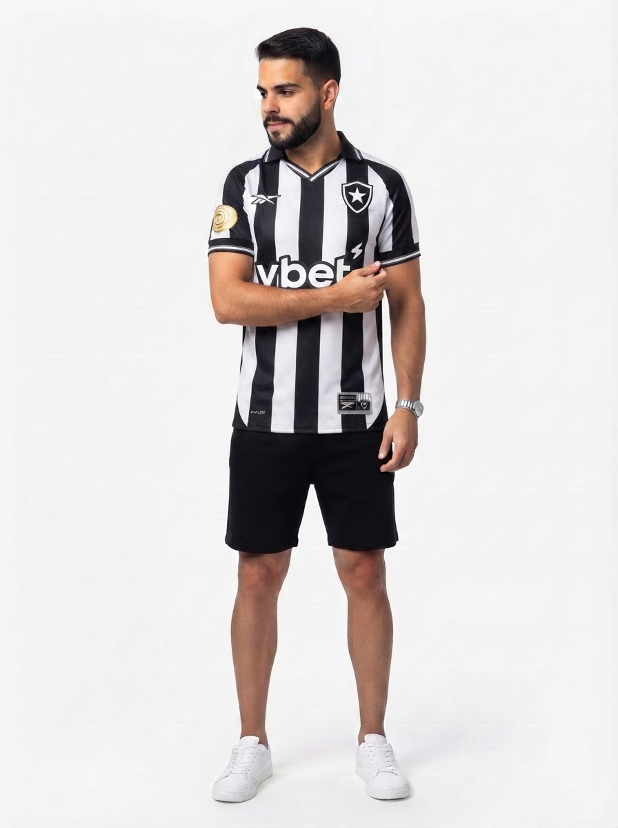 Botafogo Home Fan Jersey 2025/26 - Patch Mundial de Clubes