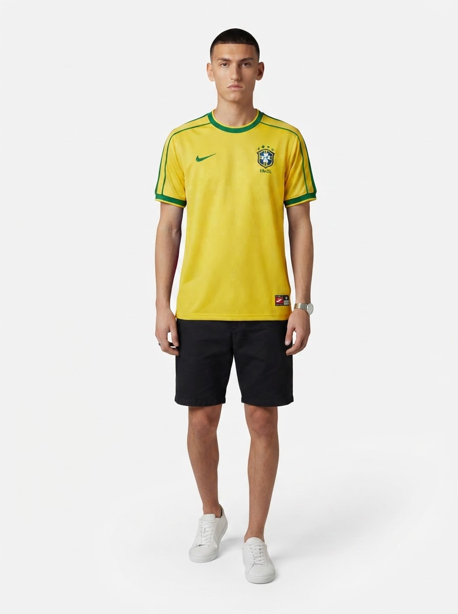 Camisa Retro Seleção Brasil 1998/99 I Brazil