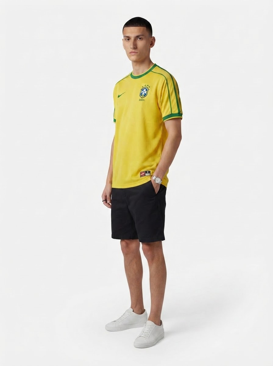 Camisa Retro Seleção Brasil 1998/99 I Brazil