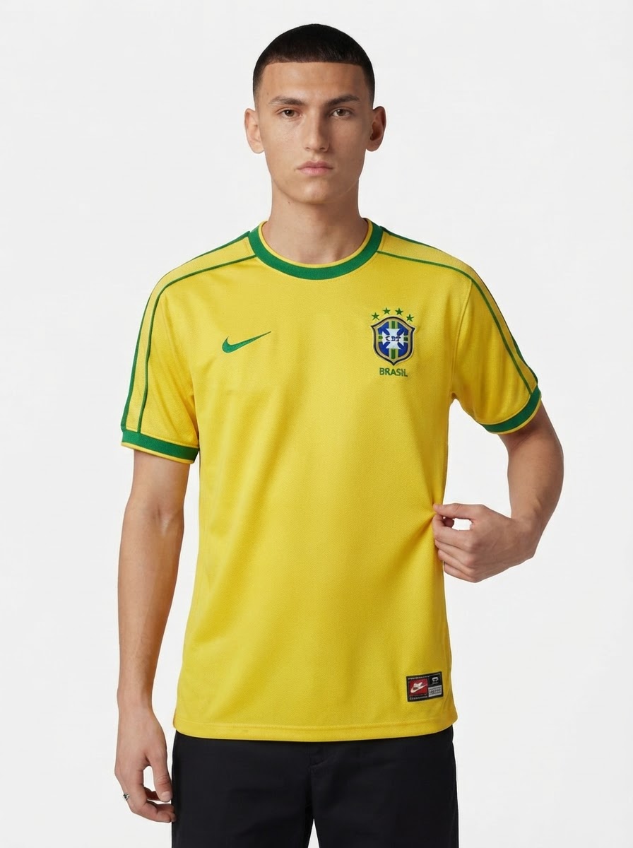 Camisa Retro Seleção Brasil 1998/99 I Brazil