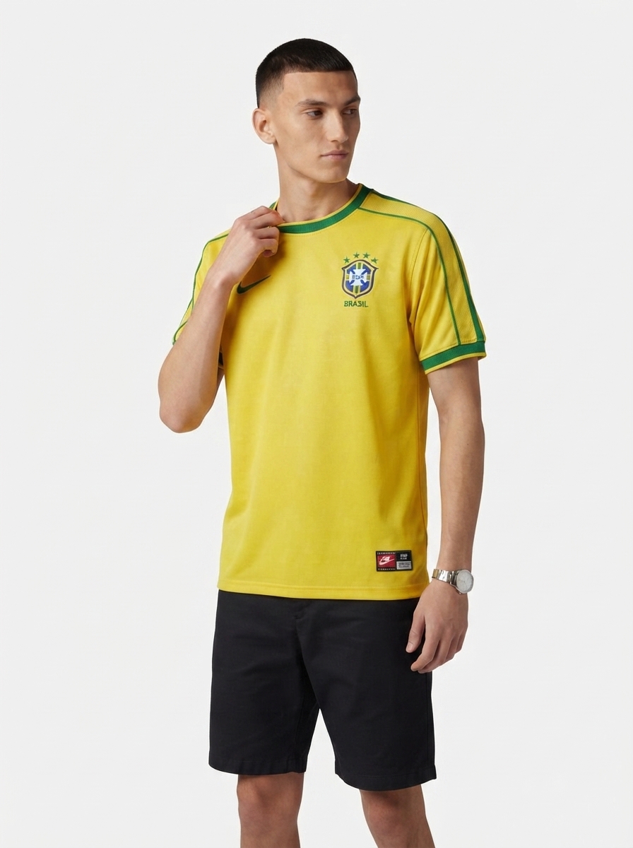 Camisa Retro Seleção Brasil 1998/99 I Brazil