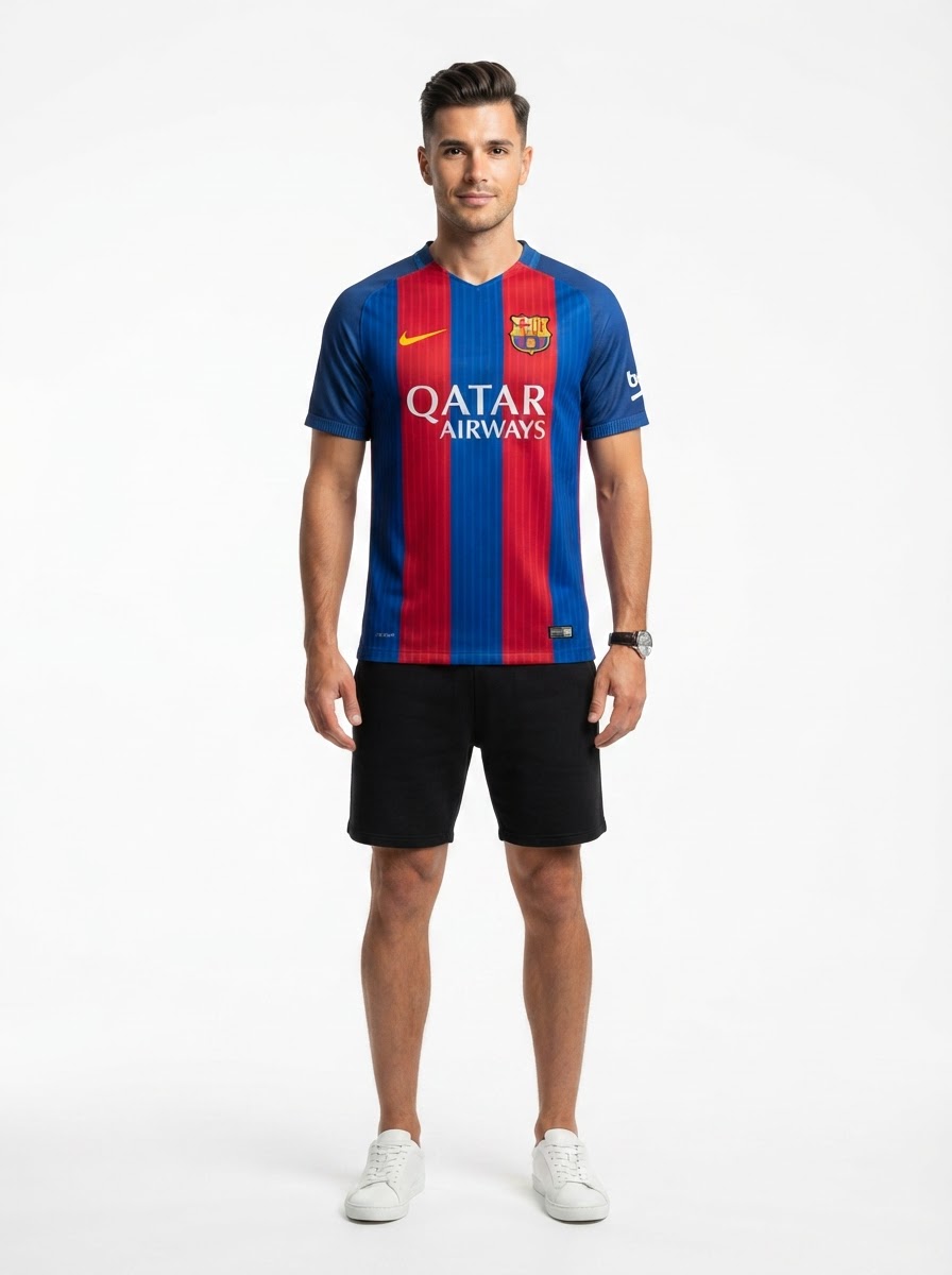 Barcelona 16/17 I Home Jersey - Retro Version