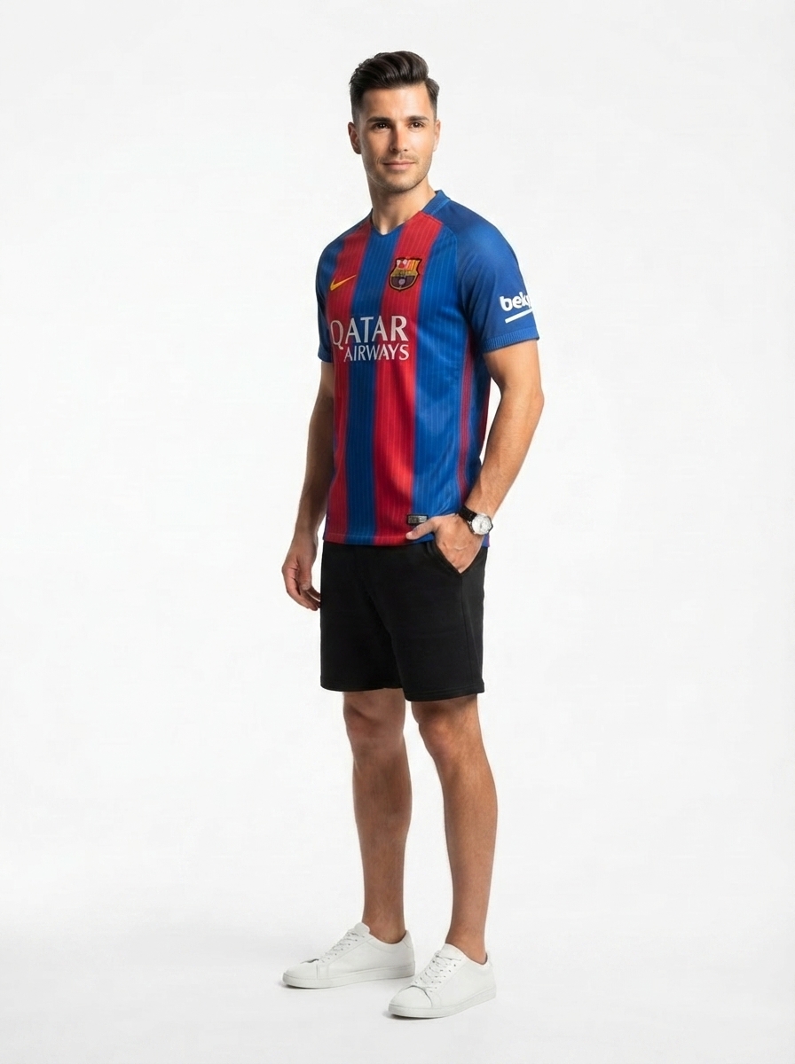 Barcelona 16/17 I Home Jersey - Retro Version