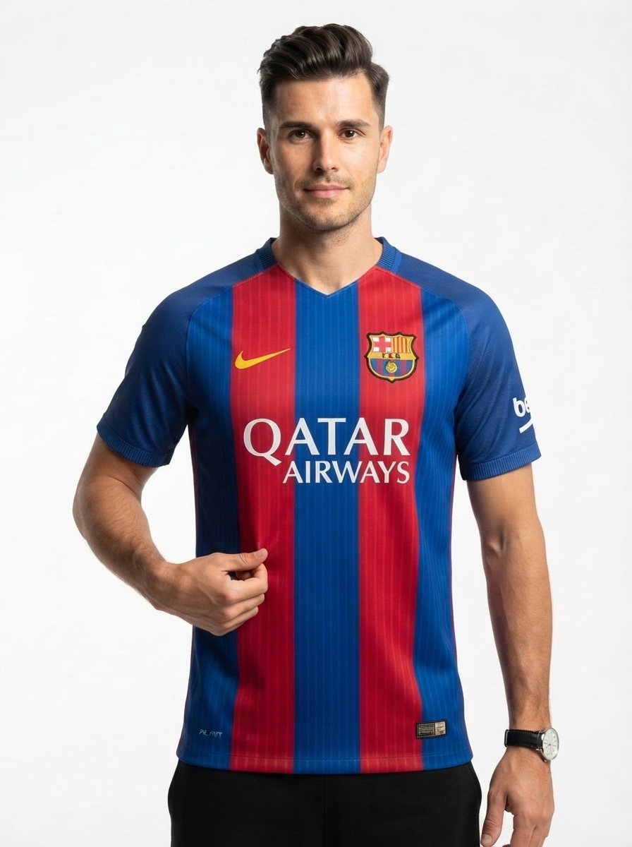 Barcelona 16/17 I Home Jersey - Retro Version