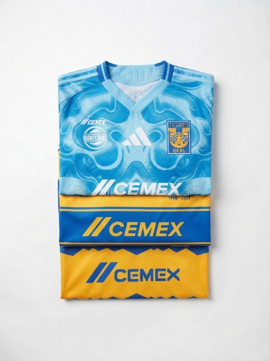 Tigres UANL 2025/26 - Kit 3 Fan Version