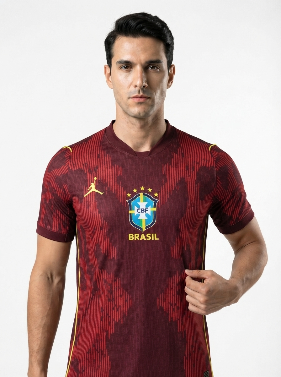 Camisa Brazil Special Edition Red 2026 - Player Version [Slim Fit]