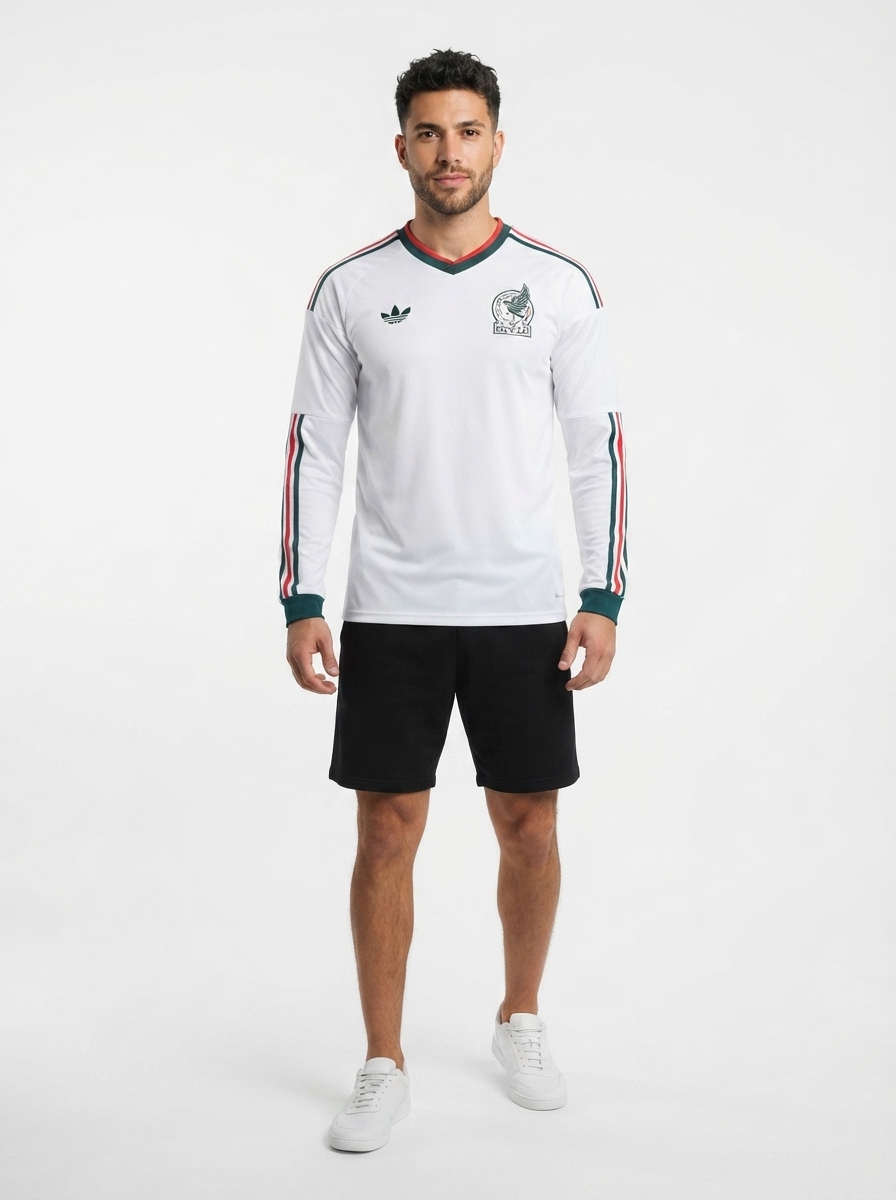 Mexico 2026 Away Jersey Long Sleeve - World Cup 2026 Fan Version