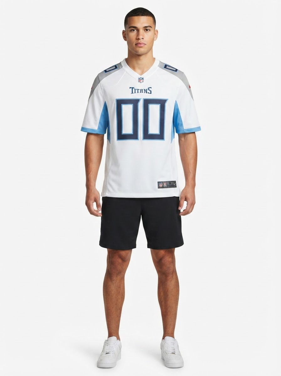 Tennessee Titans - Custom Game Jersey - White
