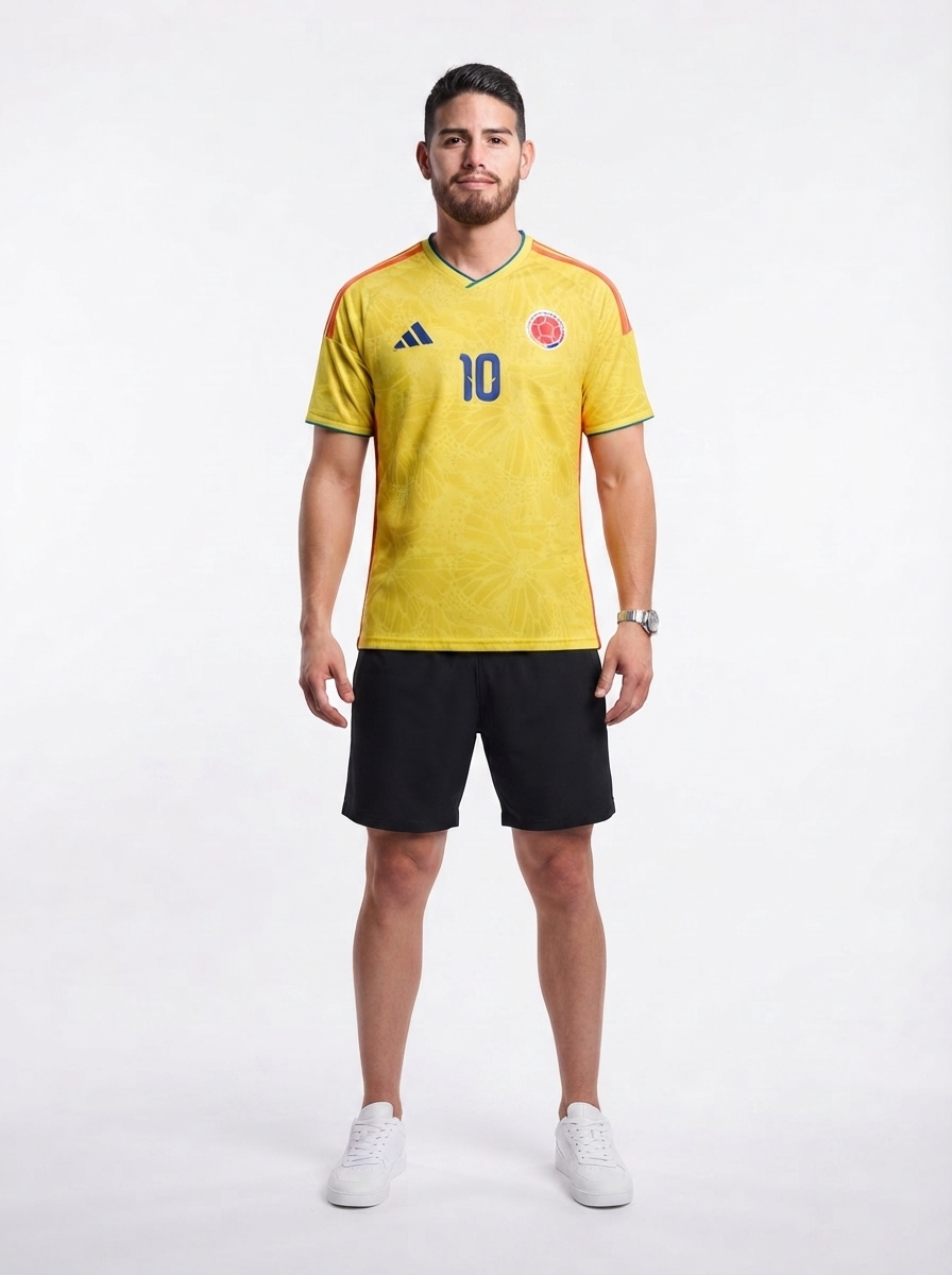 James Rodriguez 2026 Colombia Home Jersey - Fan Version World Cup 2026