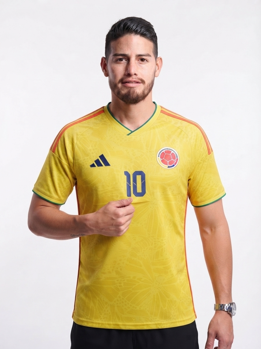 James Rodriguez 2026 Colombia Home Jersey - Fan Version World Cup 2026