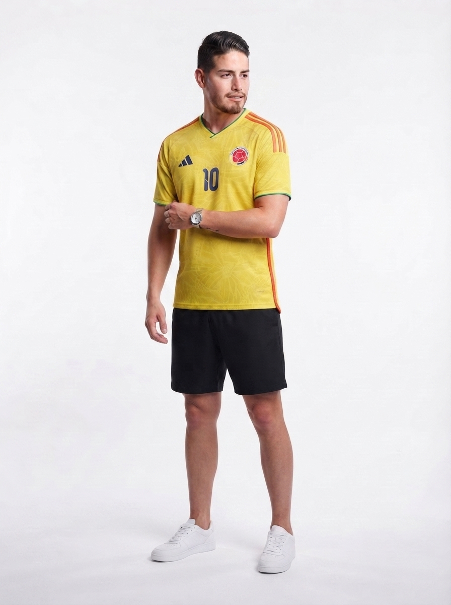 James Rodriguez 2026 Colombia Home Jersey - Fan Version World Cup 2026