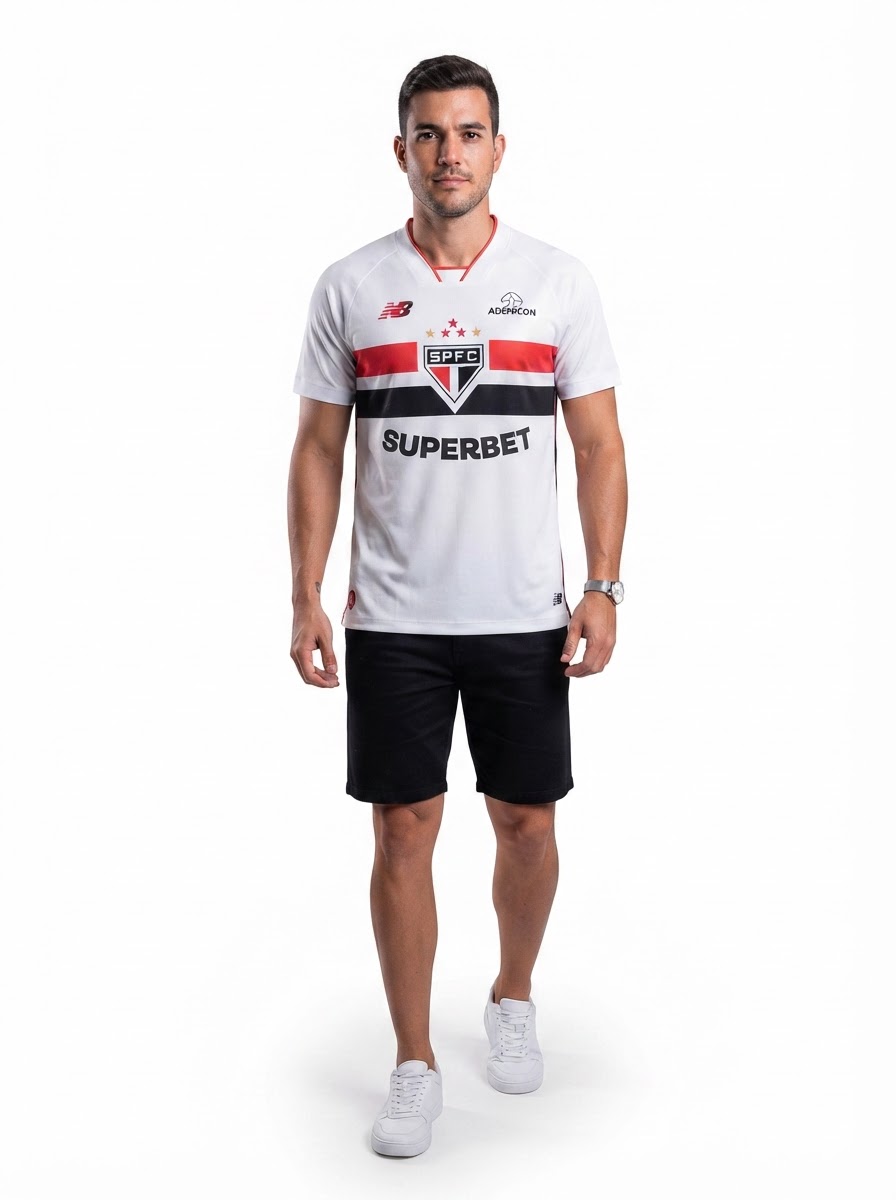 Jersey Sao Paulo Home Fan Version Spfc 2026 - Fan Version