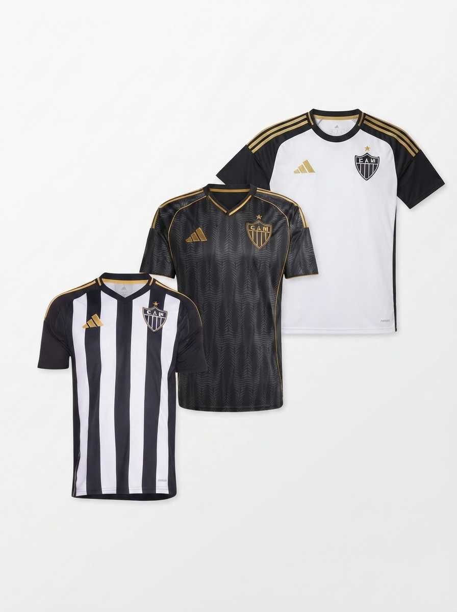 Atletico Mineiro Home, Away e Third 2025/26 - Kit 3 - Fan Version