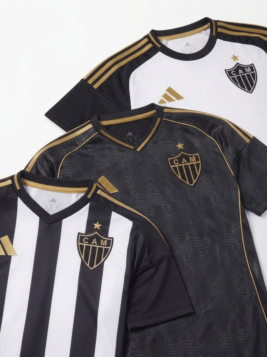 Atletico Mineiro Home, Away e Third 2025/26 - Kit 3 - Fan Version