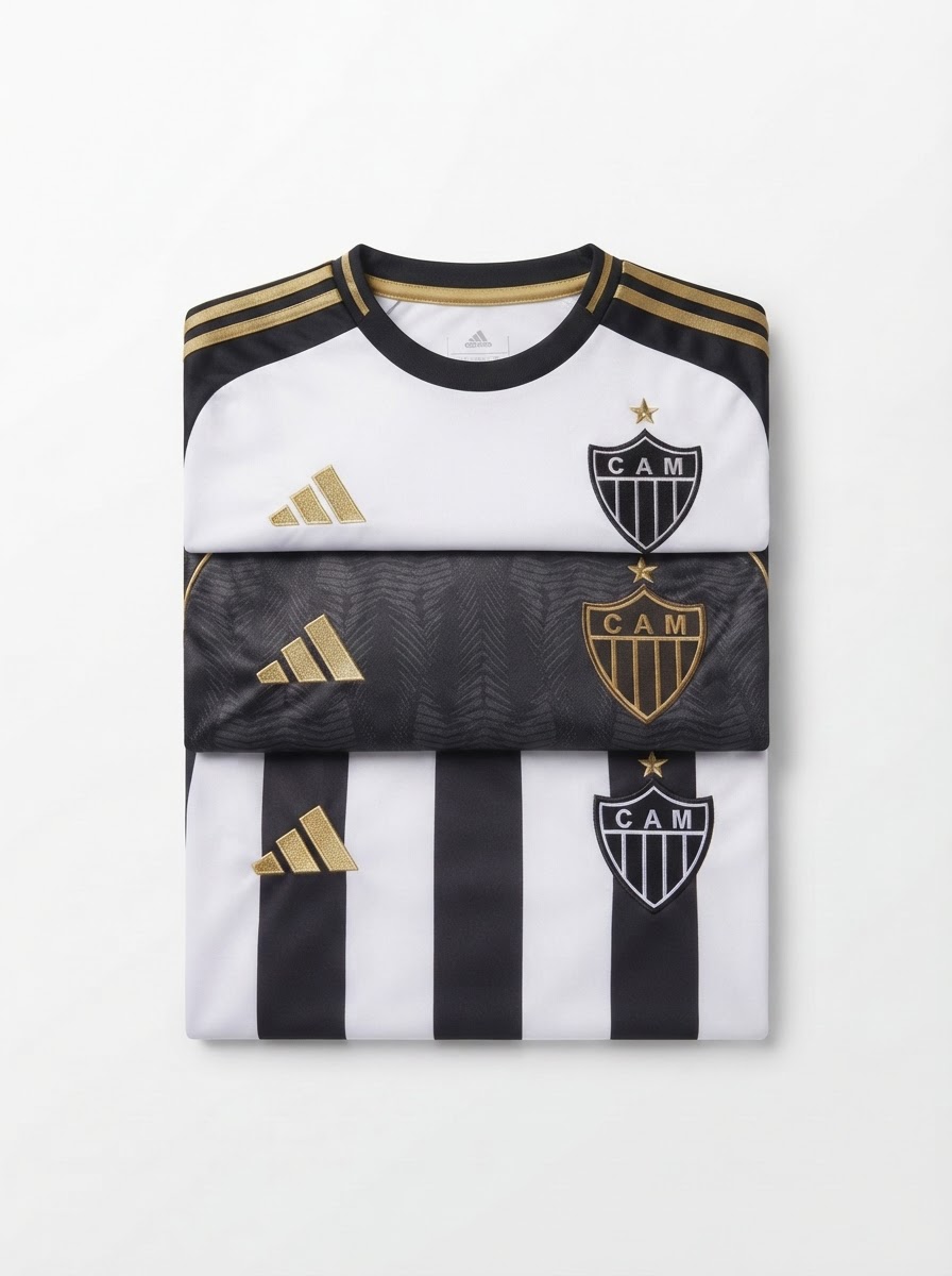 Atletico Mineiro Home, Away e Third 2025/26 - Kit 3 - Fan Version