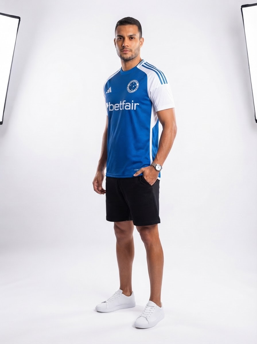 Jersey Cruzeiro 2025/26 I - FABRÍCIO B. Nº 15