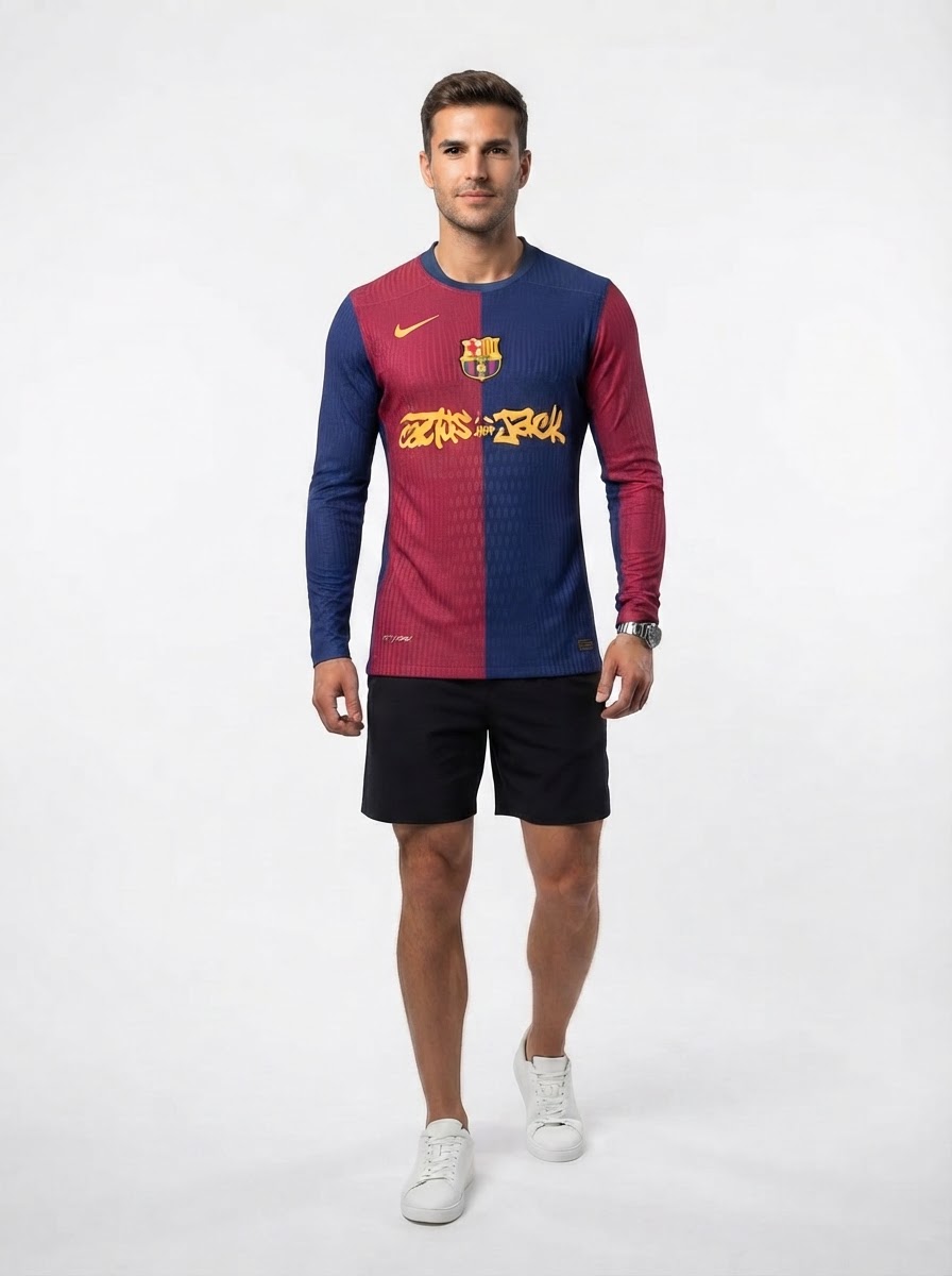 Barcelona 2025/26 Travis Scott Authentic Player [Slim Fit] Player [Slim Fit] Player [Slim Fit] Player Long Sleeve [Slim Fit]