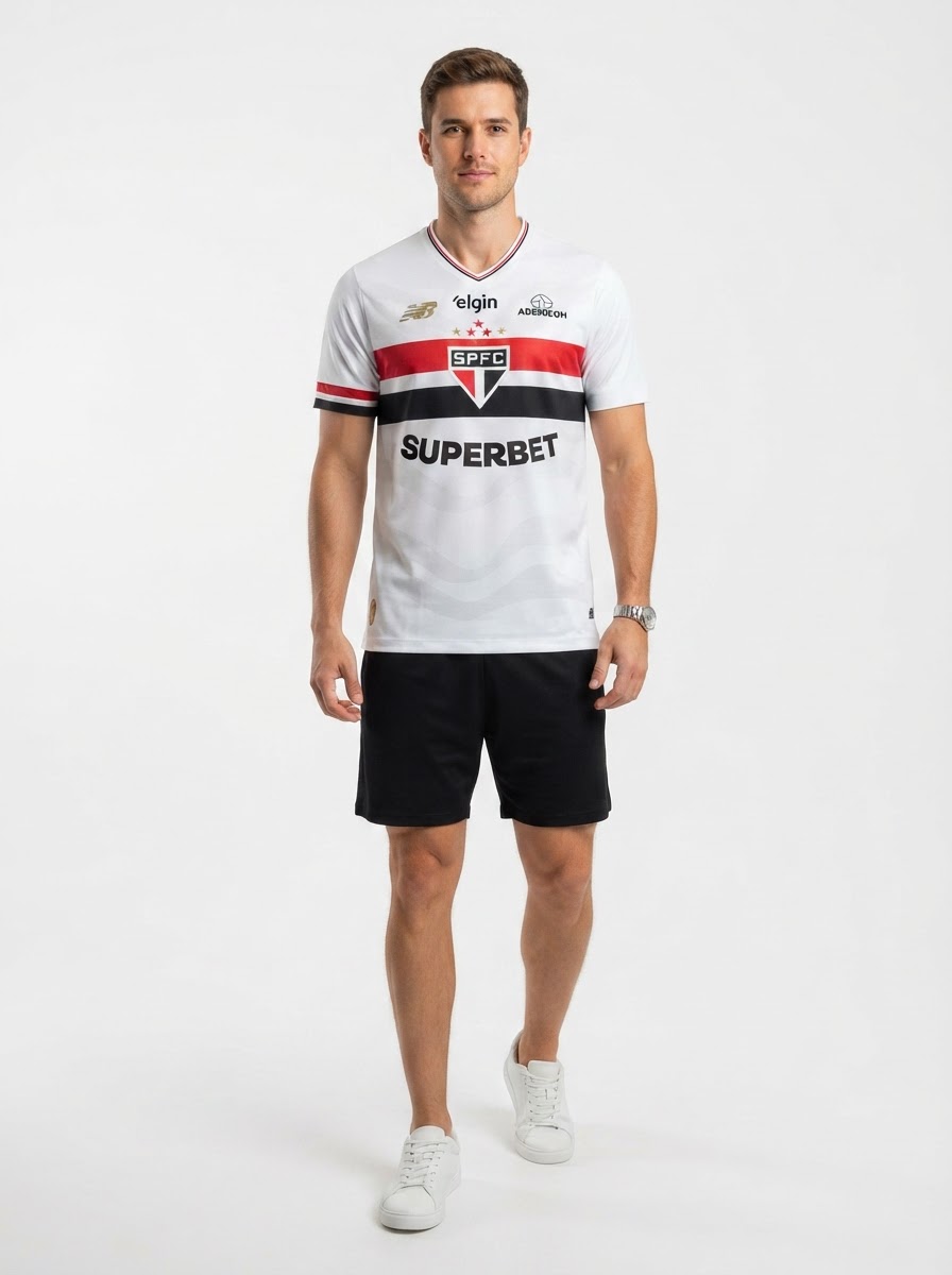 Jersey São Paulo 2025/26 I Player [Slim Fit] Authentic Player [Slim Fit] with Sponsors [Slim Fit]