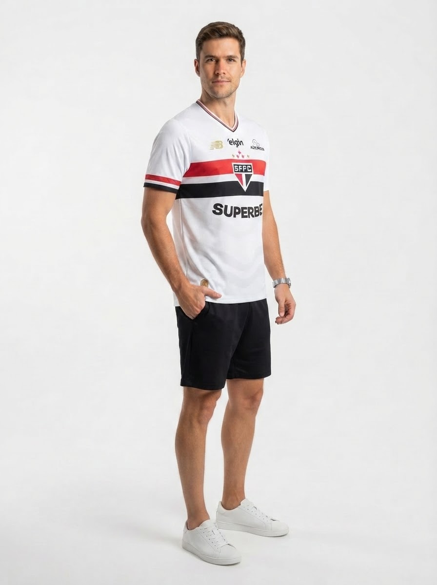 Jersey São Paulo 2025/26 I Player [Slim Fit] Authentic Player [Slim Fit] with Sponsors [Slim Fit]