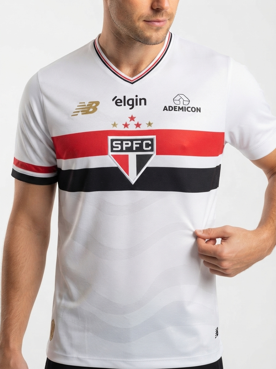 Jersey São Paulo 2025/26 I Player [Slim Fit] Authentic Player [Slim Fit] with Sponsors [Slim Fit]