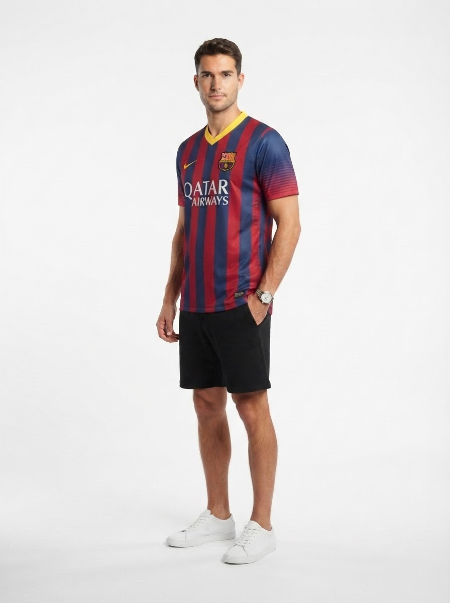 Barcelona 13/14 I Home Jersey - Retro Version