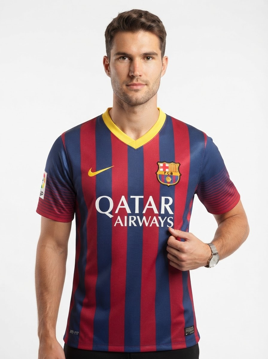 Barcelona 13/14 I Home Jersey - Retro Version