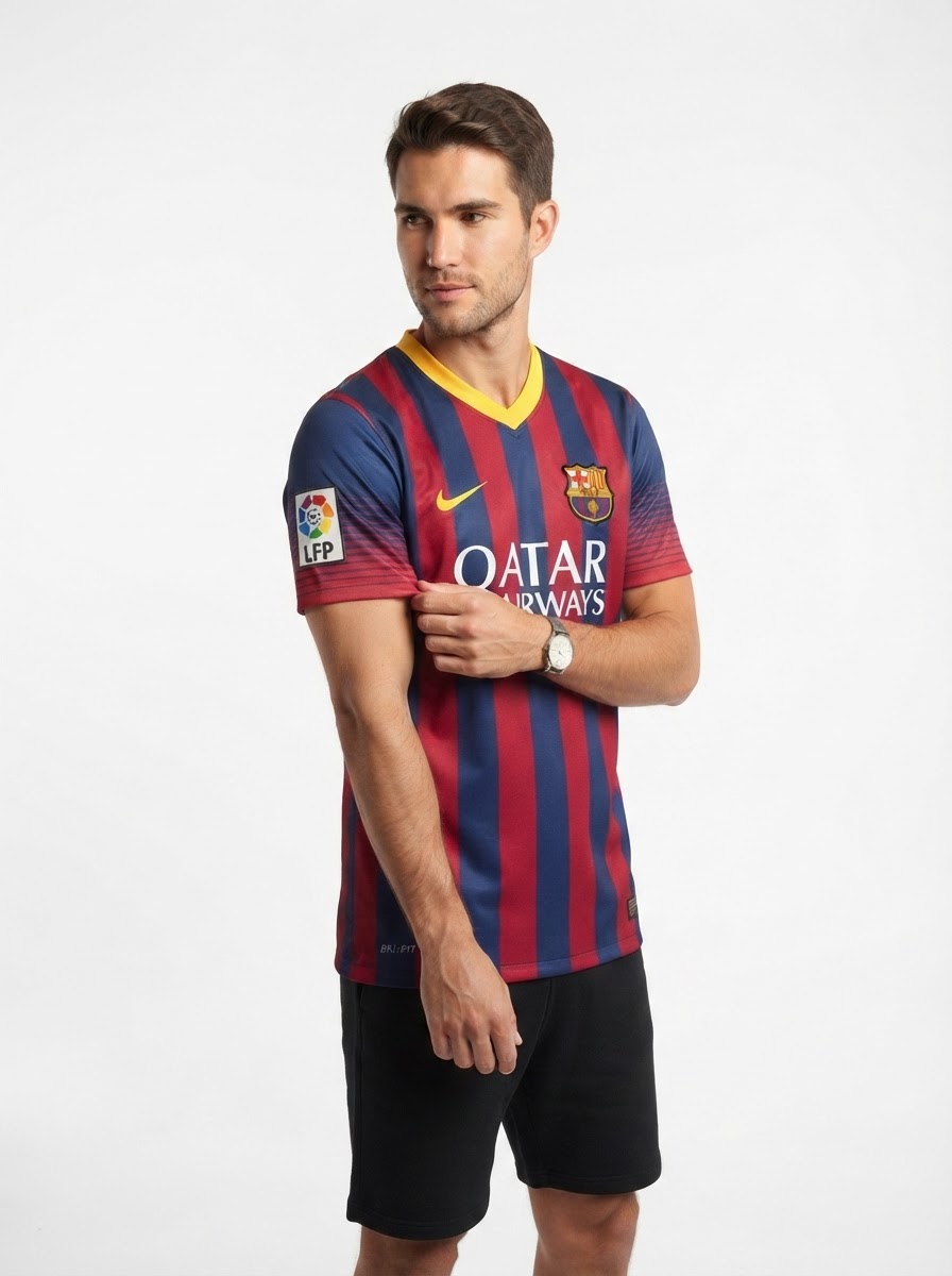 Barcelona 13/14 I Home Jersey - Retro Version