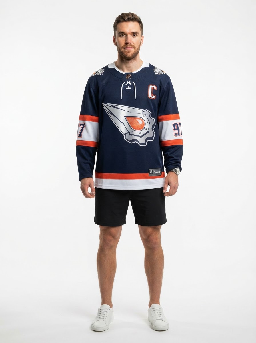 Men's Edmonton Oilers Connor McDavid Navy Special Edition 2.0 Breakaway
