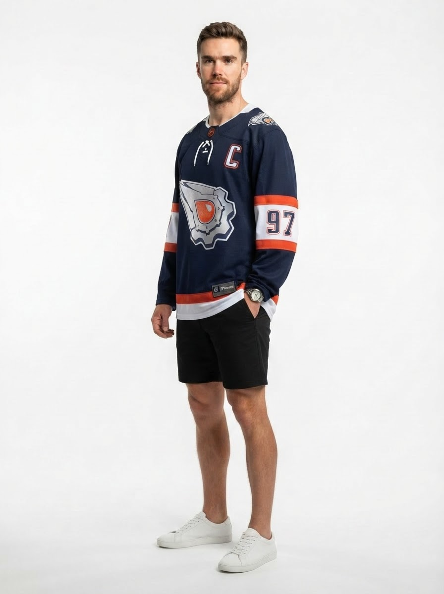 Men's Edmonton Oilers Connor McDavid Navy Special Edition 2.0 Breakaway