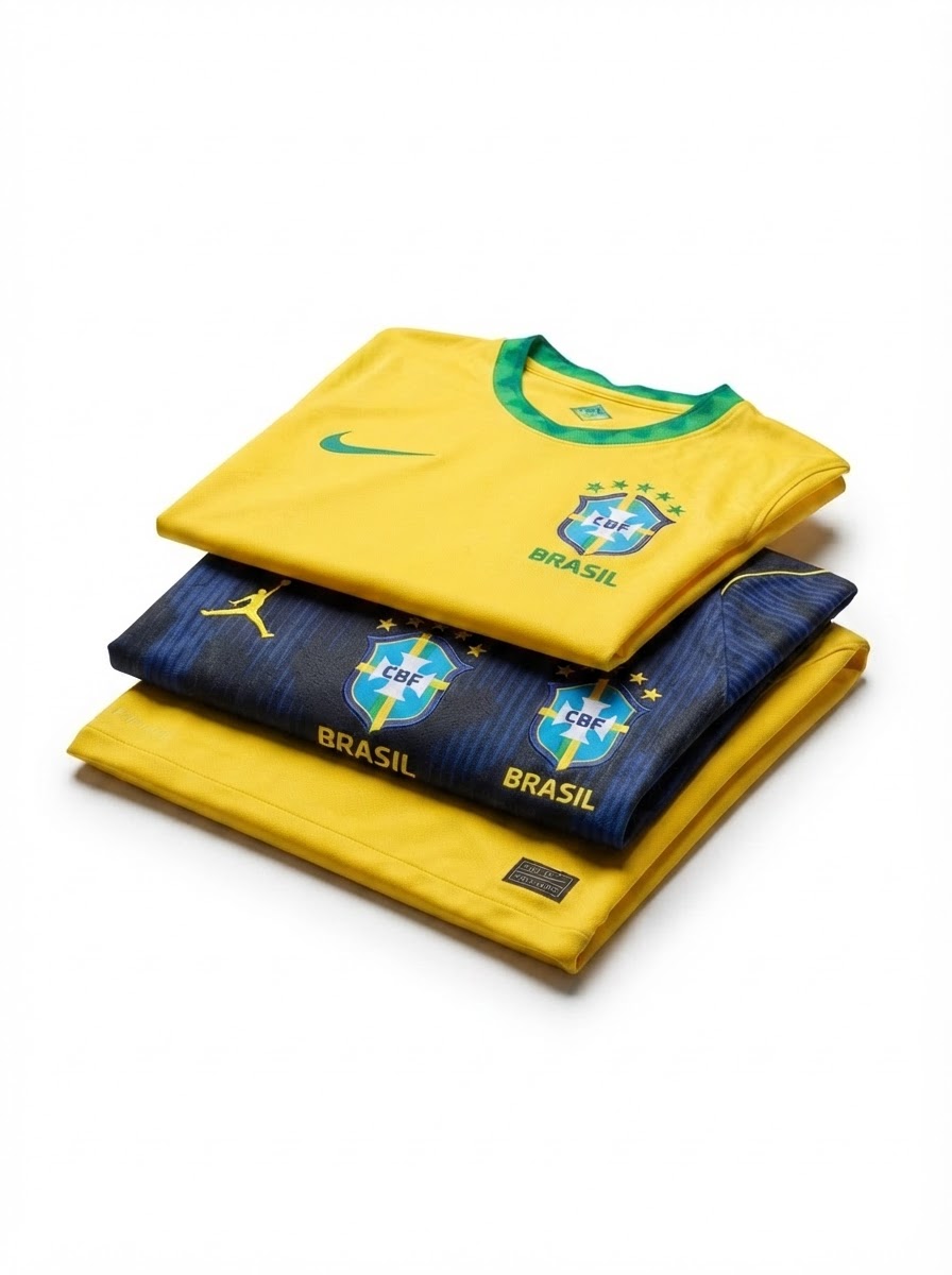 Combo 3 Jerseys do Brazil - Brasil - Fan Version