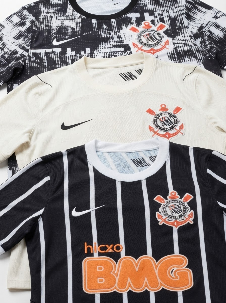 Corinthians Home, Away e training 2026/27 - Kit 3 - Fan Version