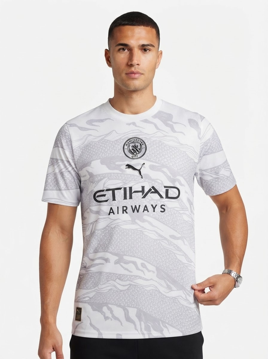 Manchester City 23/24 Year Of The Dragon Jersey - Fan Version