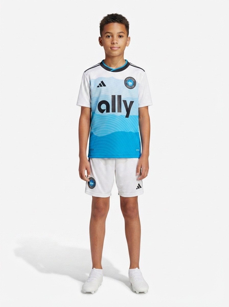 Kids Kit Charlotte FC Home Fan Jersey 2025/26