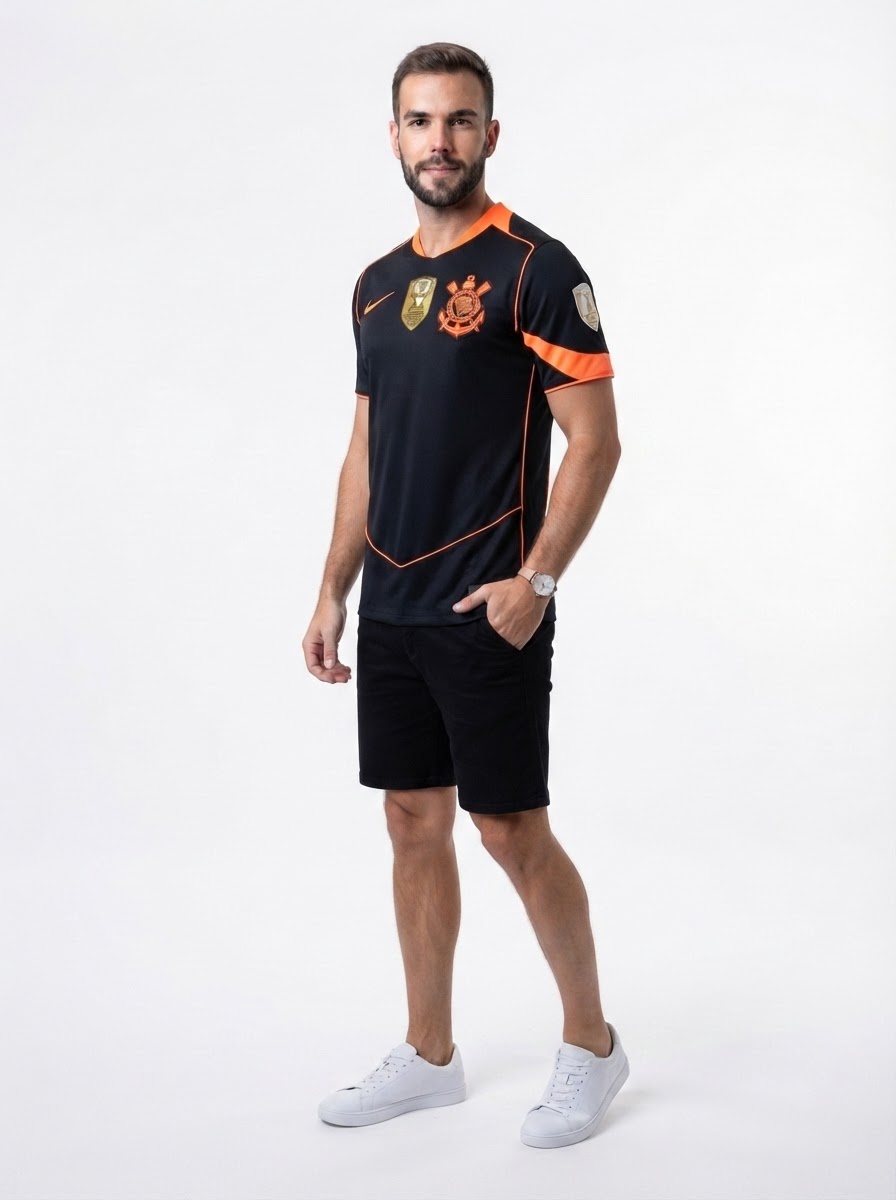 Jersey Corinthians Third Especial Tetracampeão + Patch