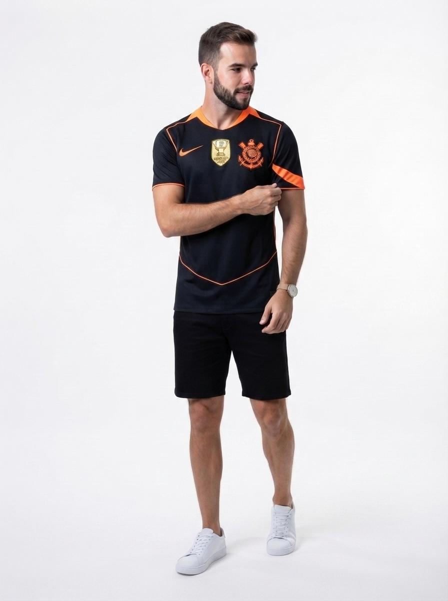 Jersey Corinthians Third Especial Tetracampeão + Patch