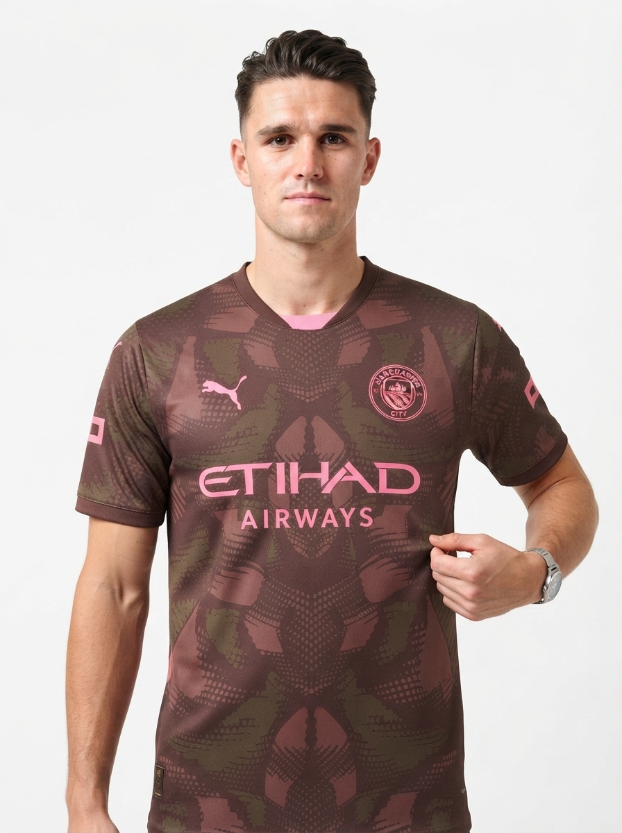 Manchester City 24/25 Goalkeeper Brown Jersey - Fan Version
