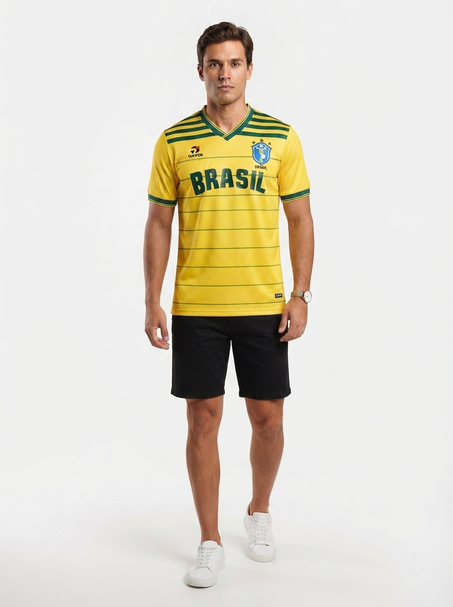 Jersey Retro Brasil 1984 Fan