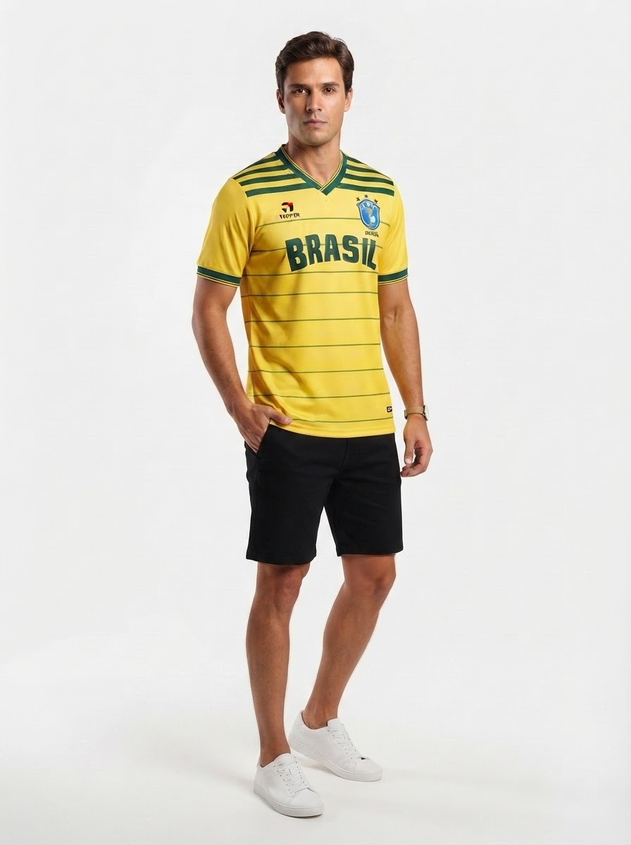 Jersey Retro Brasil 1984 Fan