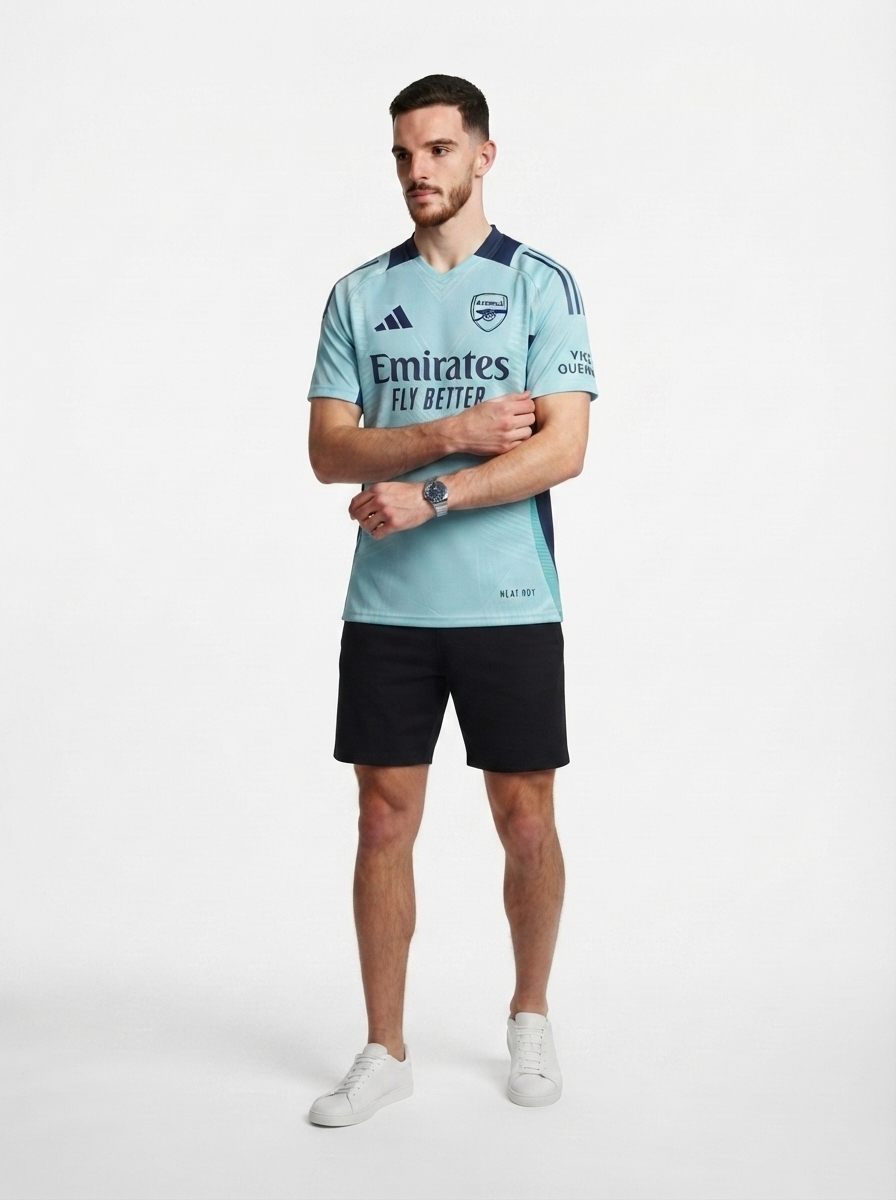 Arsenal 24/25 Pre-Match Jersey - Light Blue - Player Version - Slim Fit