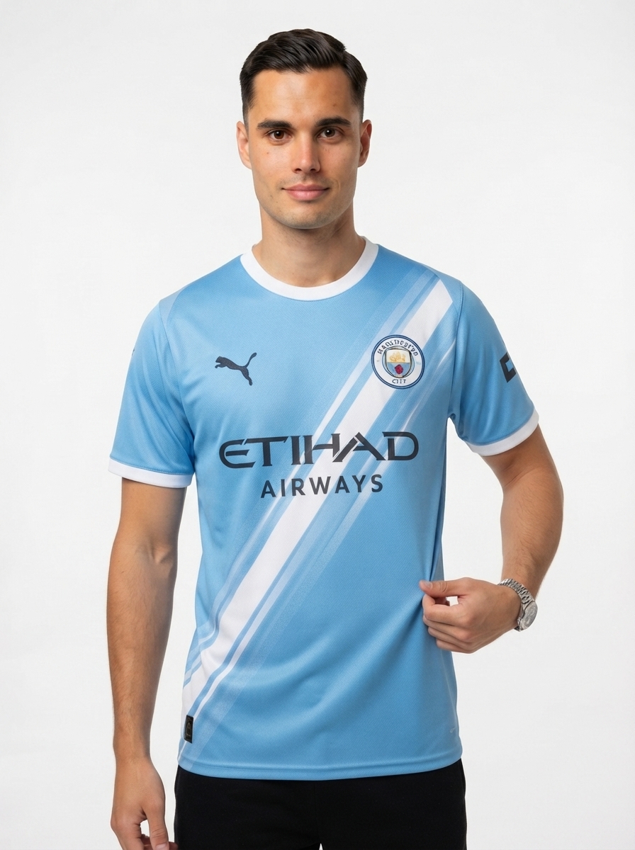 Manchester City Home Reijnders 4 Fan Jersey 2025/26