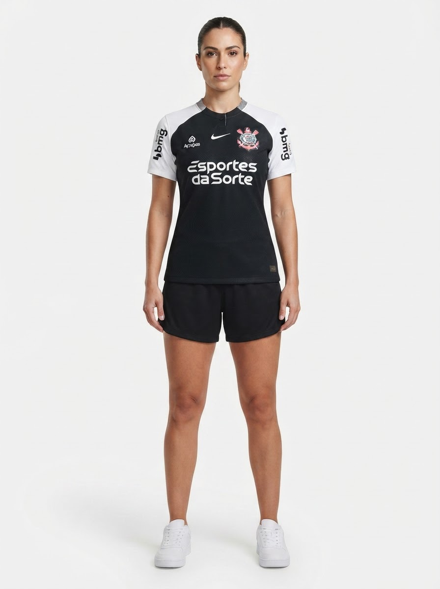 Jersey Women's Corinthians 2025/26 II Fan Version with Sponsors