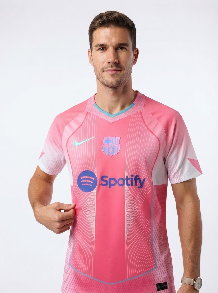 Barcelona 2025/26 Pink Special Edition Jersey - Fan Version