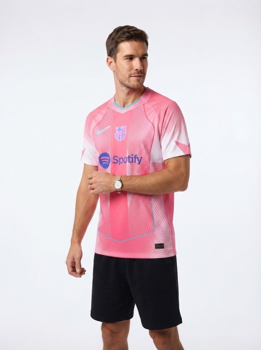 Barcelona 2025/26 Pink Special Edition Jersey - Fan Version