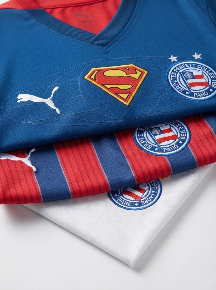 Bahia Home, Away e Third 2025/26 - Kit 3 - Fan Version