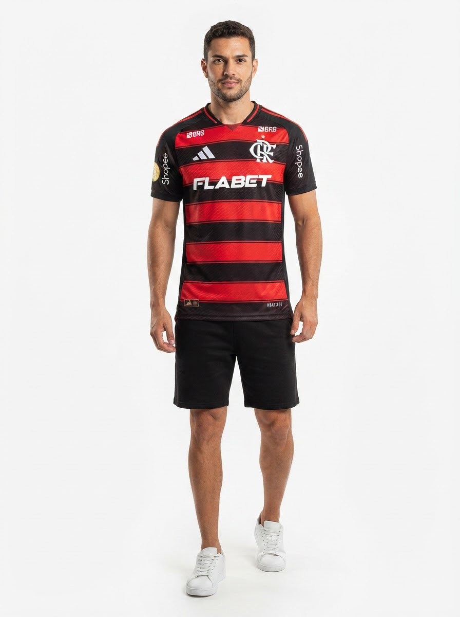 Jersey Flamengo 2025/26 I Authentic Player [Slim Fit] with Sponsors + Patch Mundial [Slim Fit]