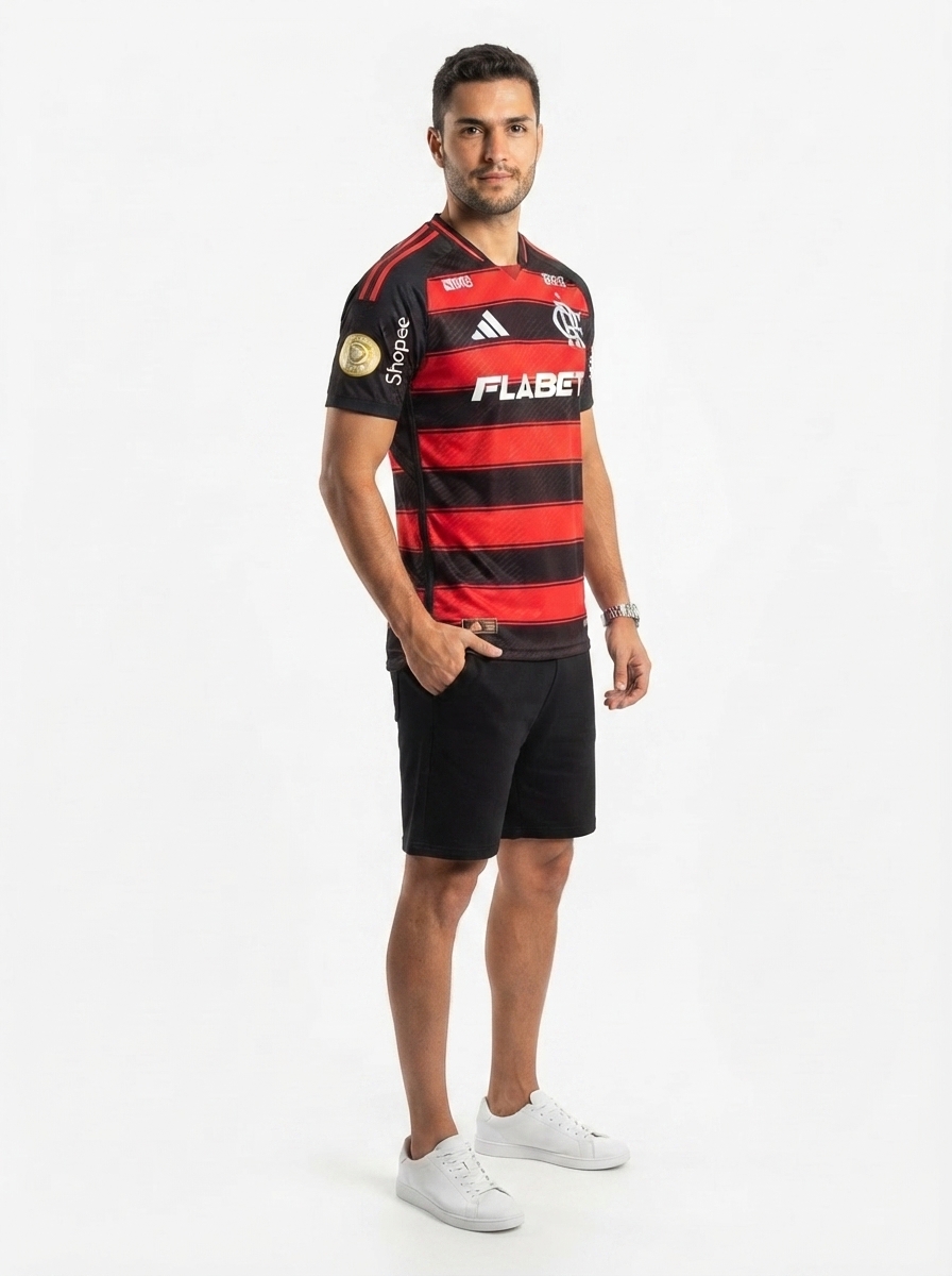 Jersey Flamengo 2025/26 I Authentic Player [Slim Fit] with Sponsors + Patch Mundial [Slim Fit]